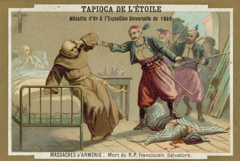 Masakry v Arménii: vražda Salvatore Lilli, Arménie, 1895 od European School
