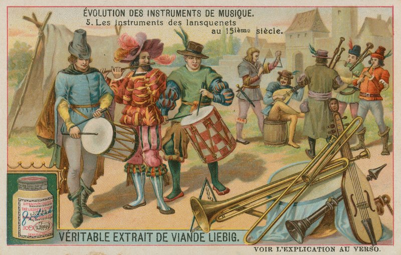 Nástroje žoldnéřských vojáků z 15. století od European School
