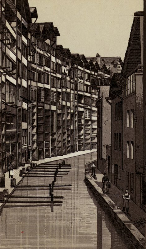 Mety: Gerber-Strasse (litho) od European School
