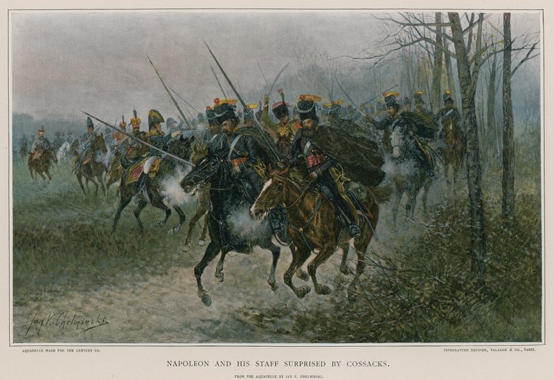 Napoleona a jeho štáb překvapili kozáci od European School