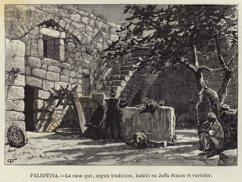 Palestina, Dům, který podle tradice žil v Jaffa Simon koželuh od European School