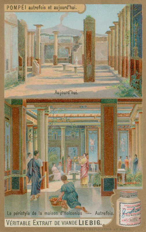 Peristyle (kolonáda) v domě Holconius od European School