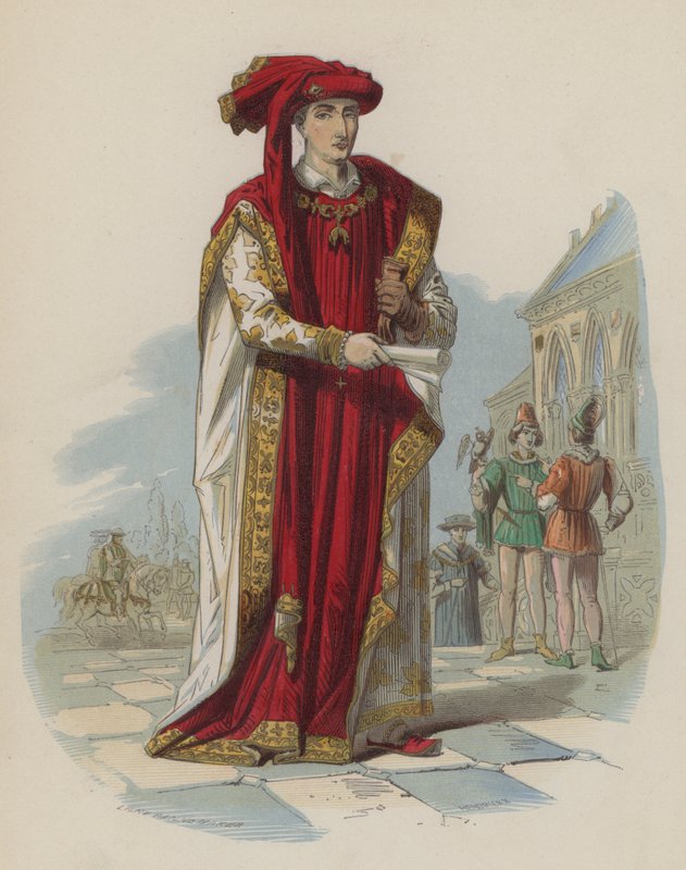 Filip Dobrý, vévoda z Burgundska (barevná rytina) od European School