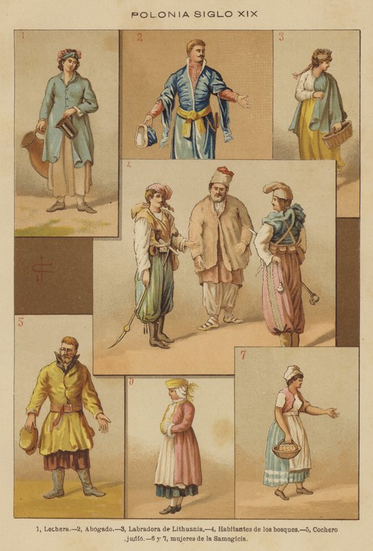 Polsko 19. století (barevné fotografie) od European School