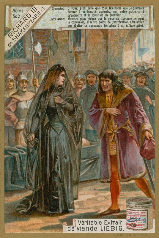 Richard III a Lady Anne od European School