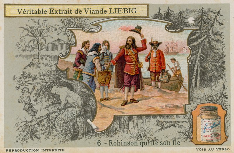 Robinson Crusoe opouští ostrov od European School