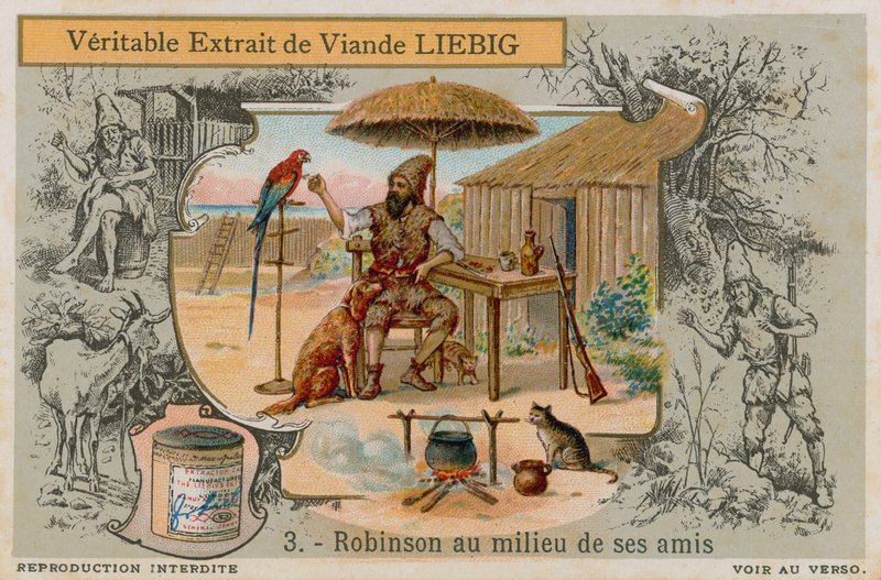 Robinson Crusoe se všemi svými přáteli od European School
