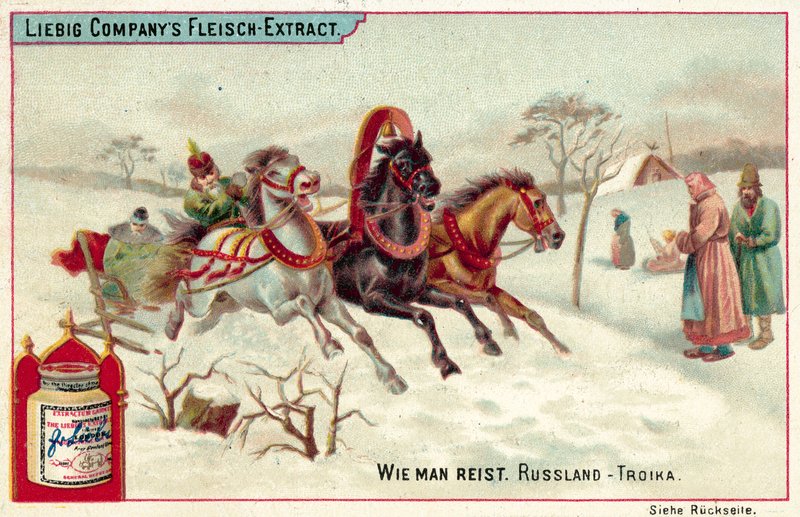 Ruská trojka (chromolit) od European School