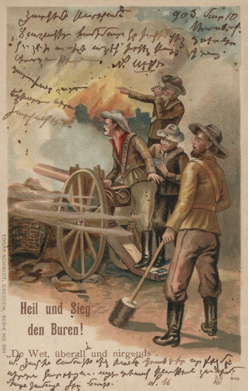 Spása a vítězství Búrů (barevná litografie) od European School