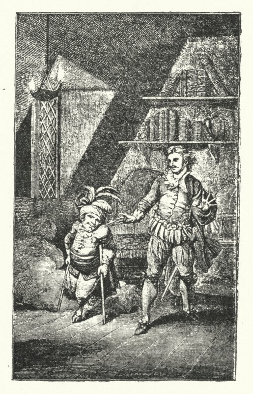 Scéna z Der krumme Teufel (Klihající ďábel), první opery Josepha Haydna (rytina) od European School