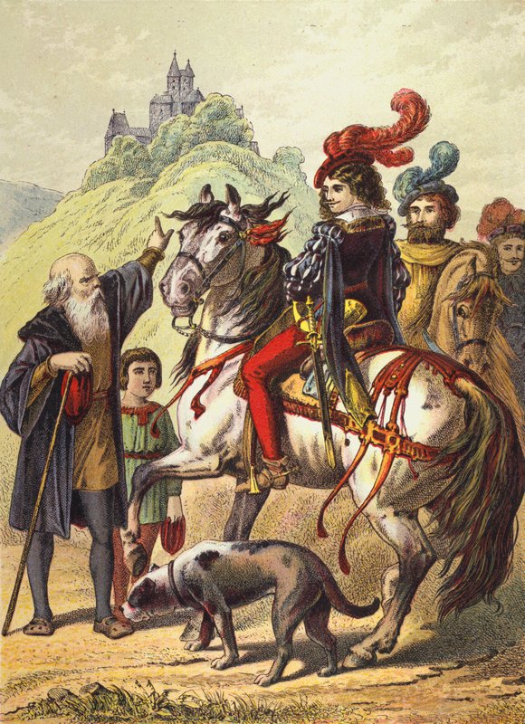Šípková Růženka (barevná litografie) od European School