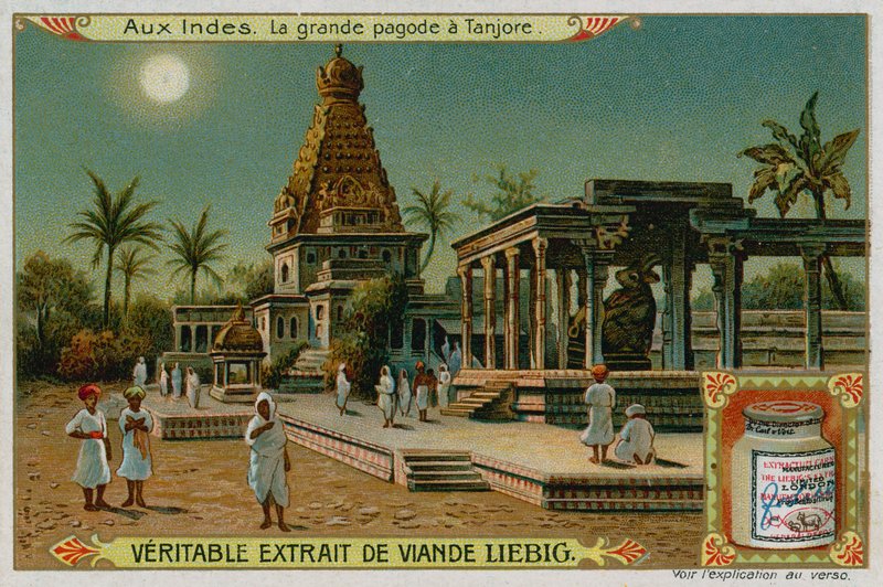 Chrám v Thanjavur od European School