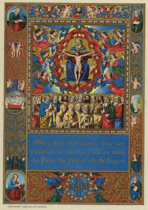 The Church Militant (barevná litografie) od European School