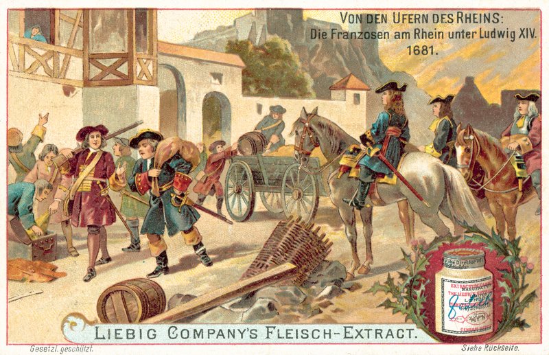 Francouzská armáda za Ludvíka XIV na Rýně, 1681 od European School