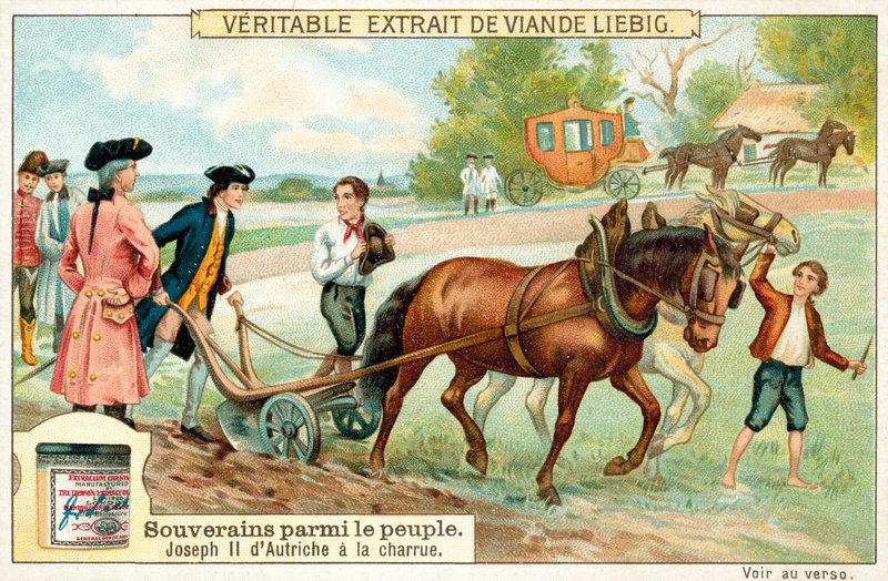 Císař Svaté říše římské Josef II oral (chromolitho) od European School