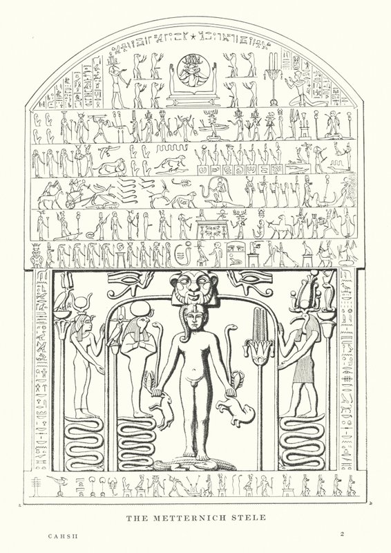 Metternichova stéla (litografie) od European School