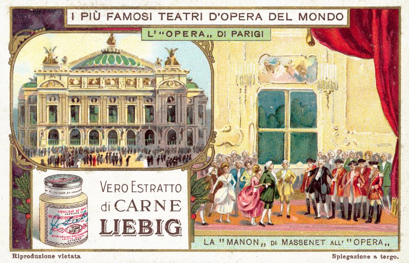 Pařížská opera (chromolitho) od European School