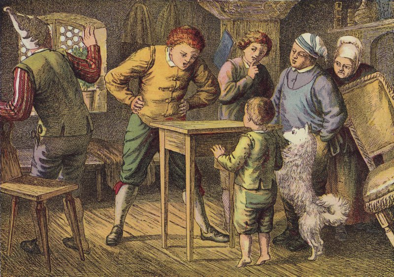 Tři bratři (barevná litografie) od European School
