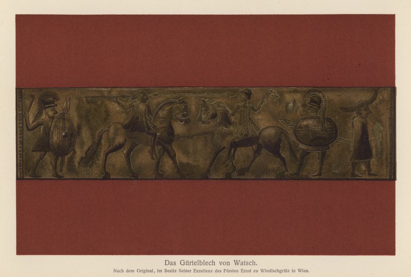 Vace Belt-Plate (barevná litografie) od European School