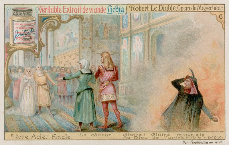 Svatba Roberta a princezny Isabelle, zatímco Bertram sestoupí do pekla od European School