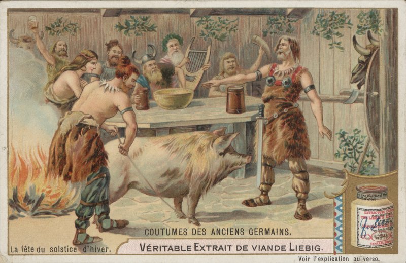 Svátek zimního slunovratu (chromolitho) od European School
