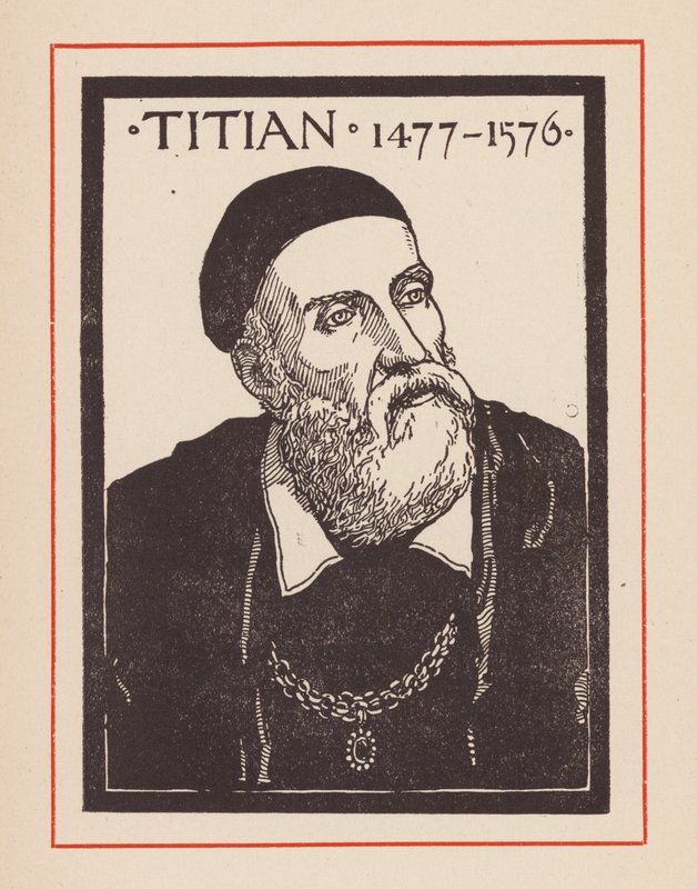 Tizian, italský renesanční malíř (litografie) od European School