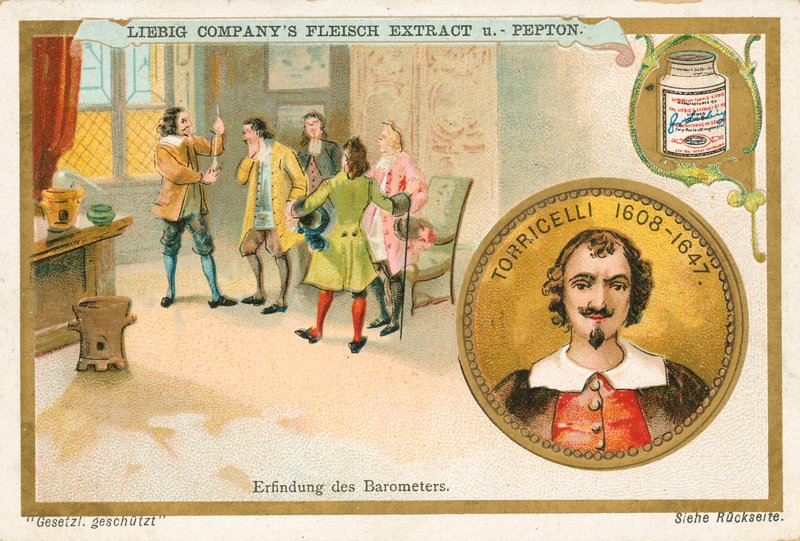Torricelli, Liebigova karta, počátek 20. století (chromo) od European School