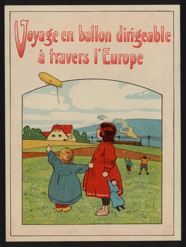 Výlet řiditelným balonem napříč Evropou (barevné lito) od European School