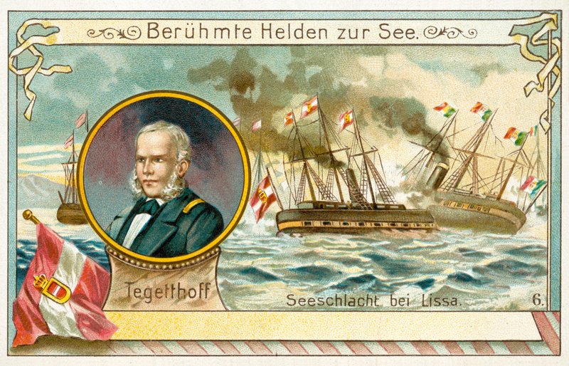 Wilhelm von Tegetthof, rakouský admirál, a bitva u Lissa od European School
