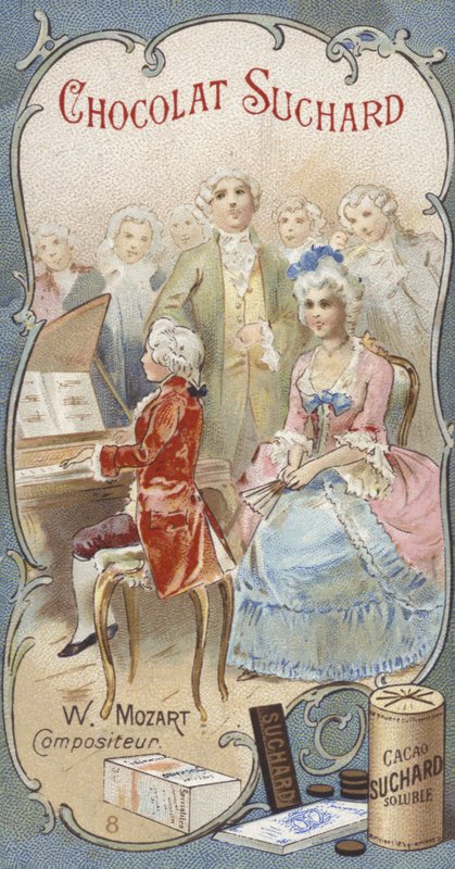 Wolfgang Amadeus Mozart, rakouský hudebník a skladatel, jako dítě od European School