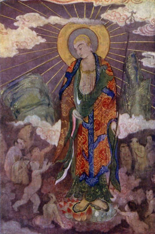Jizo, Bůh dětí (barva lito) od Evelyn Paul