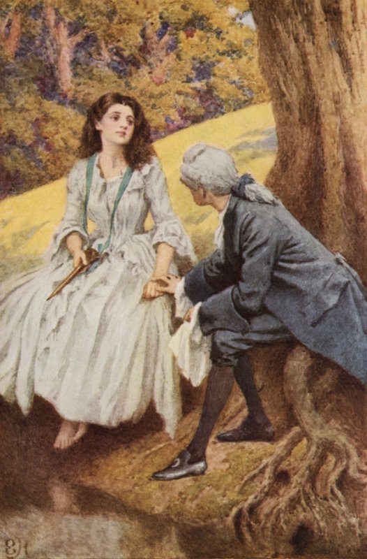 Ilustrace k Sentimentální cestě, Laurence Sterne od Everard Hopkins