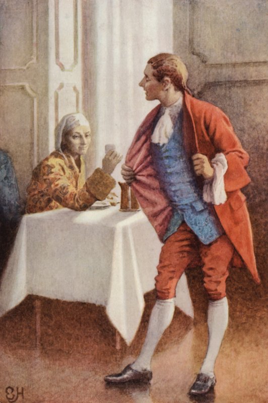 Ilustrace k filmu Sentimentální cesta od Laurence Sterna od Everard Hopkins