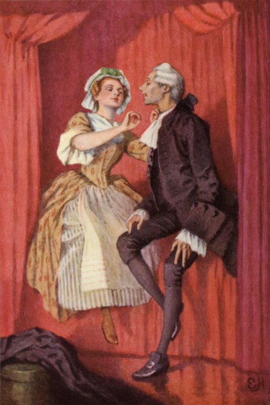 Ilustrace k filmu Sentimentální cesta od Laurence Sterna od Everard Hopkins