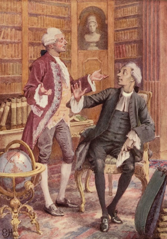 Ilustrace k filmu Sentimentální cesta od Laurence Sterna od Everard Hopkins