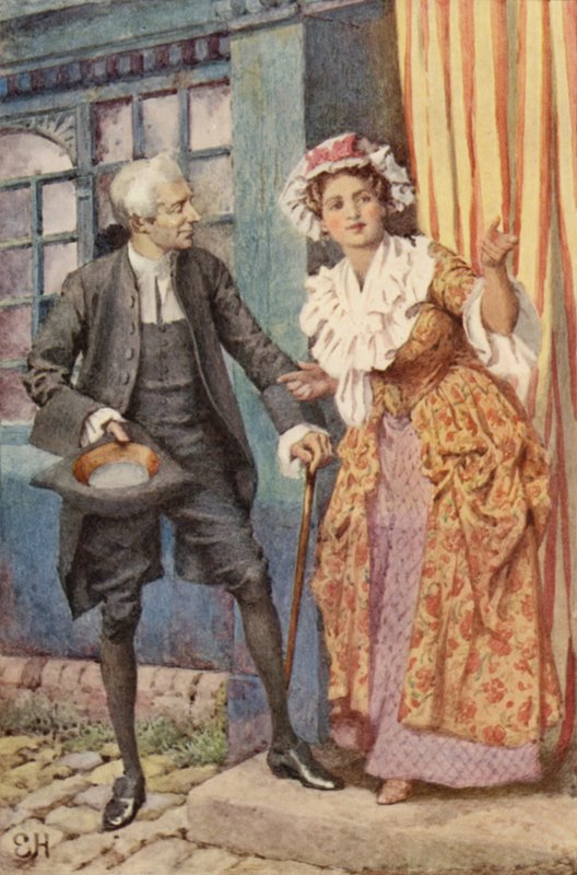 Ilustrace k Sentimentální cestě, Laurence Sterne od Everard Hopkins