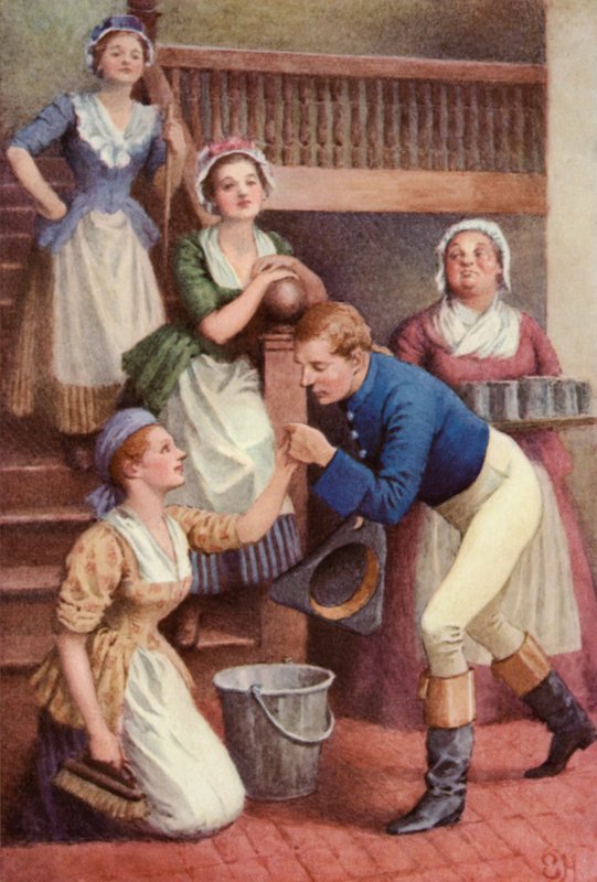 Ilustrace k filmu Sentimentální cesta od Laurence Sterna od Everard Hopkins