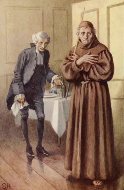 Ilustrace k filmu Sentimentální cesta od Laurence Sterna od Everard Hopkins