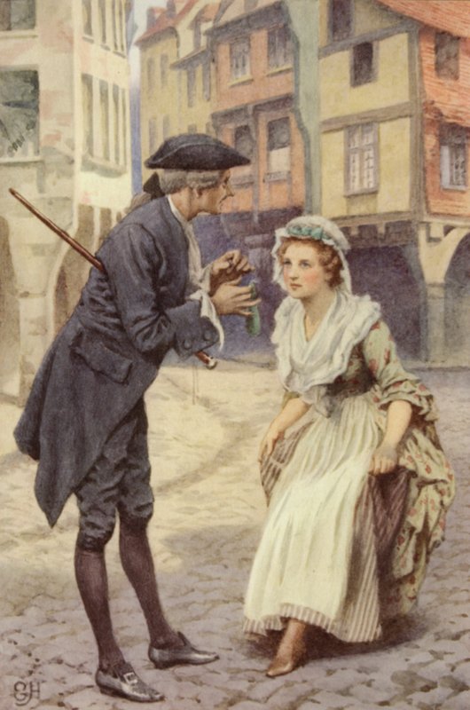 Ilustrace k filmu Sentimentální cesta od Laurence Sterna od Everard Hopkins