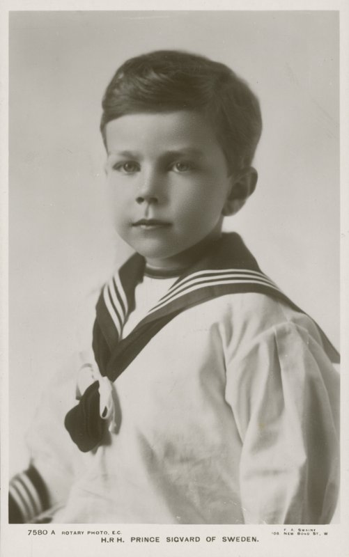 Jeho královská výsost princ Sigvard Švédský, 1913 od F.A Swaine