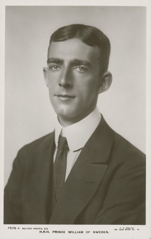 Jeho královská výsost princ William Švédský, 1913 od F.A Swaine