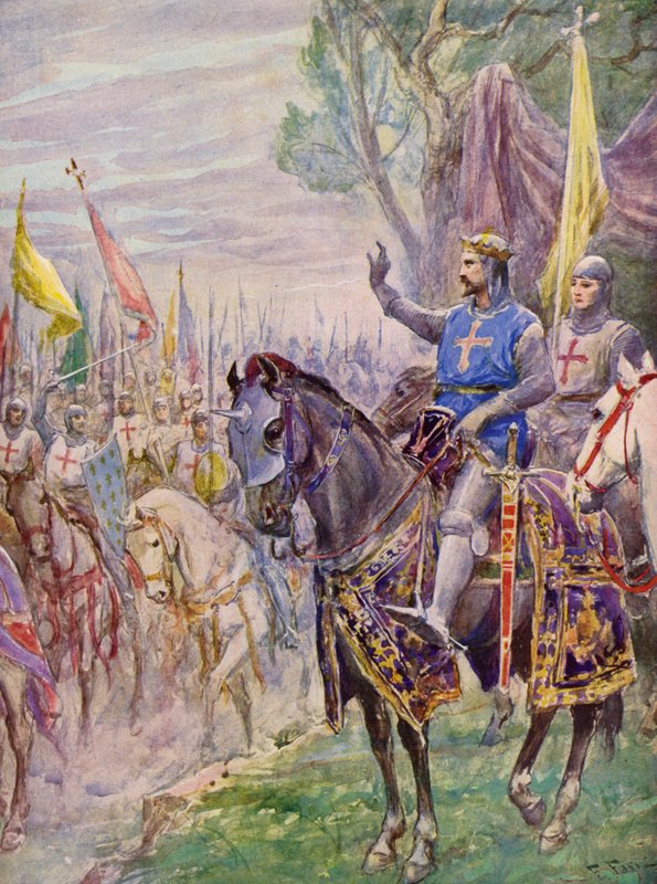 La Gerusalemme Liberata by Torquato Tasso: Canto 1, strofa 35 (barevná litografie) od Fabio Fabbi