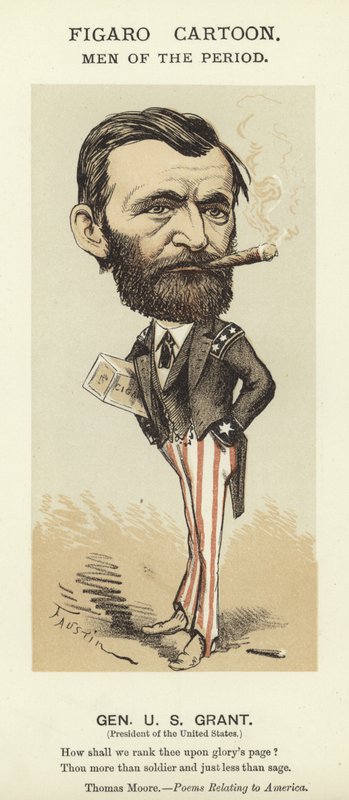 Karikatura Ulysses S Grant od Faustin