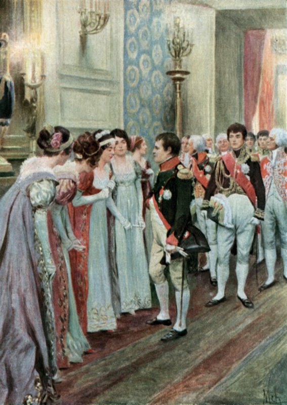 Recepce v Tuileries od Felicien baron de Myrbach Rheinfeld