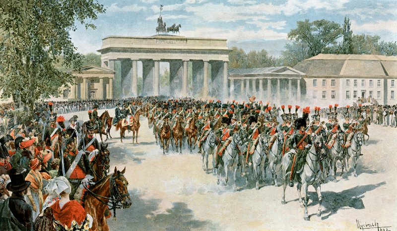 Vstup francouzské armády do Berlína od Felicien baron de Myrbach Rheinfeld