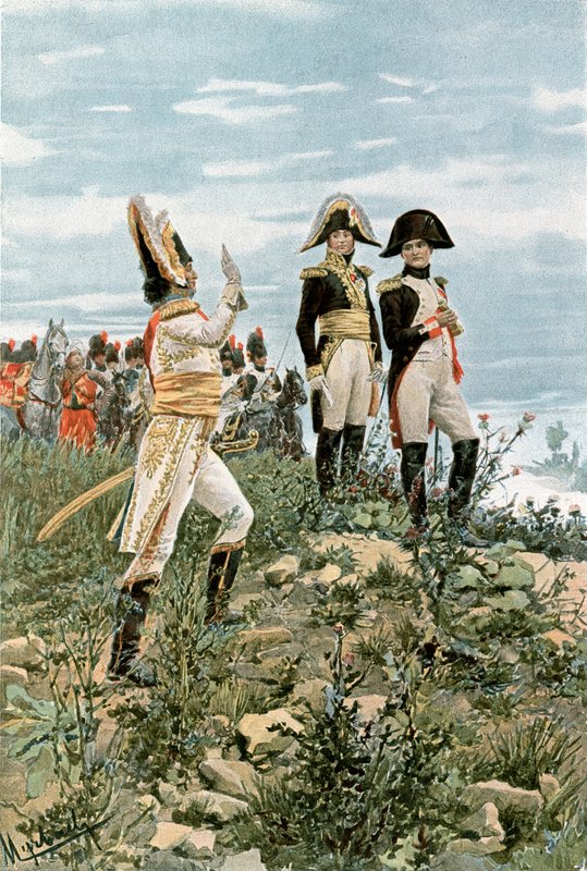 Princ Murat zdraví císaře od Felicien baron de Myrbach Rheinfeld