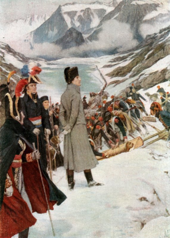 Průchod svatého Bernarda od Felicien baron de Myrbach Rheinfeld