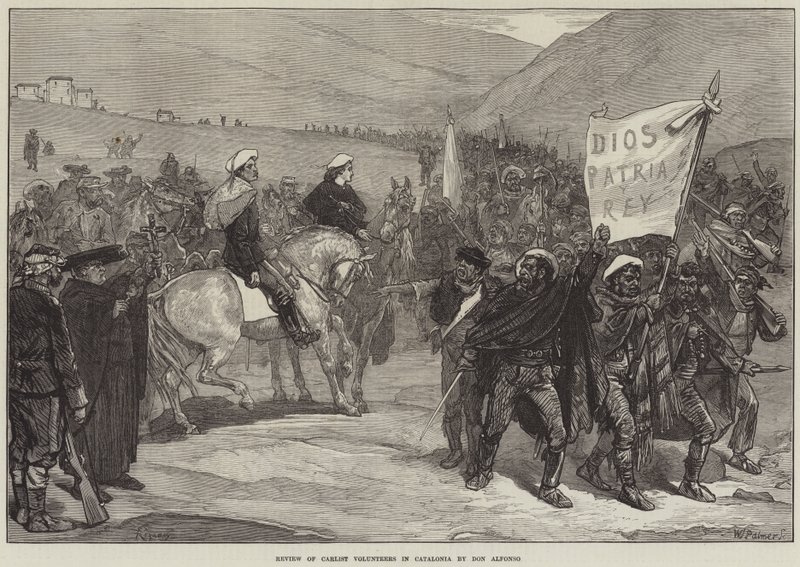 Recenze Carlist Volunteers v Katalánsku od Dona Alfonsa od Felix Regamey
