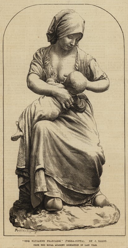 Une Paysanne Francaise, Terra-Cotta od Felix Regamey