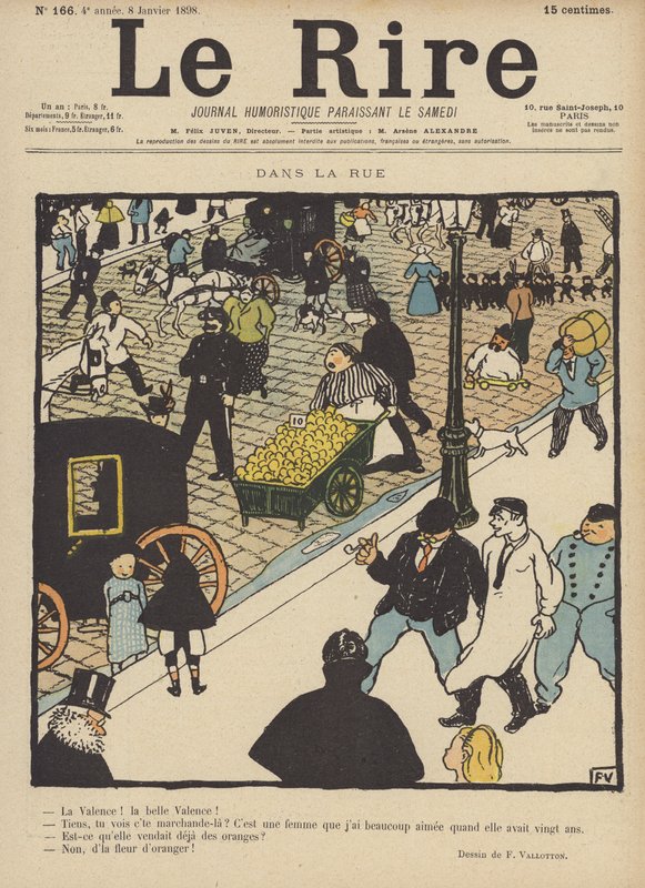 Ilustrace pro Le Rire od Felix Edouard Vallotton